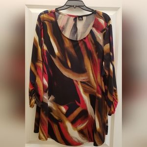 New Direction, 3x, black/gold/red tunic